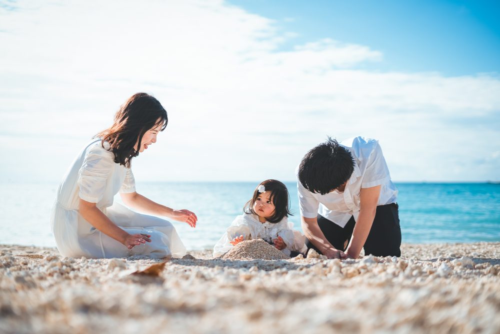 家庭照片海滩2