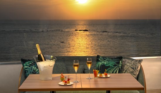 [OPEN, July 26, 2025] Executive Lounge with a superb view of Okinawa's Zanbay