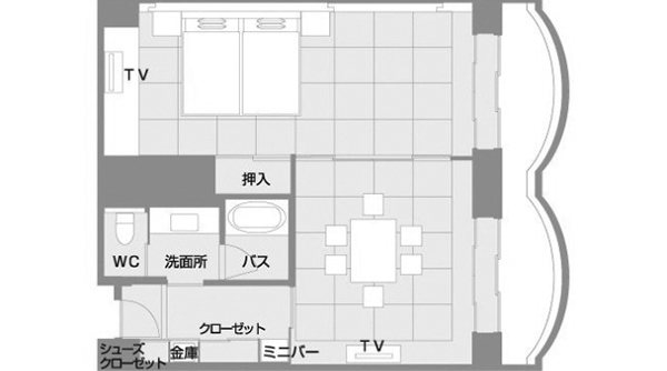 房間布局圖|沖繩殘波岬美爵度假酒店【官方】