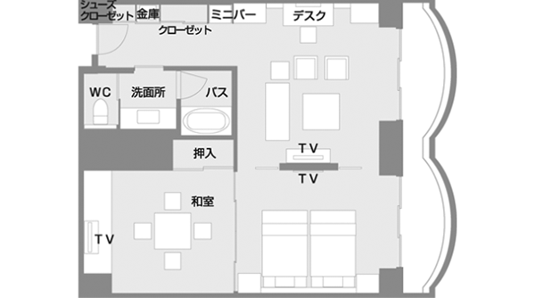 房間布局圖|沖繩殘波岬美爵度假酒店【官方】